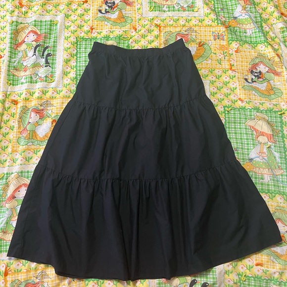 H&M Dresses & Skirts - H&M Divided Black Tiered Maxi Skirt 10